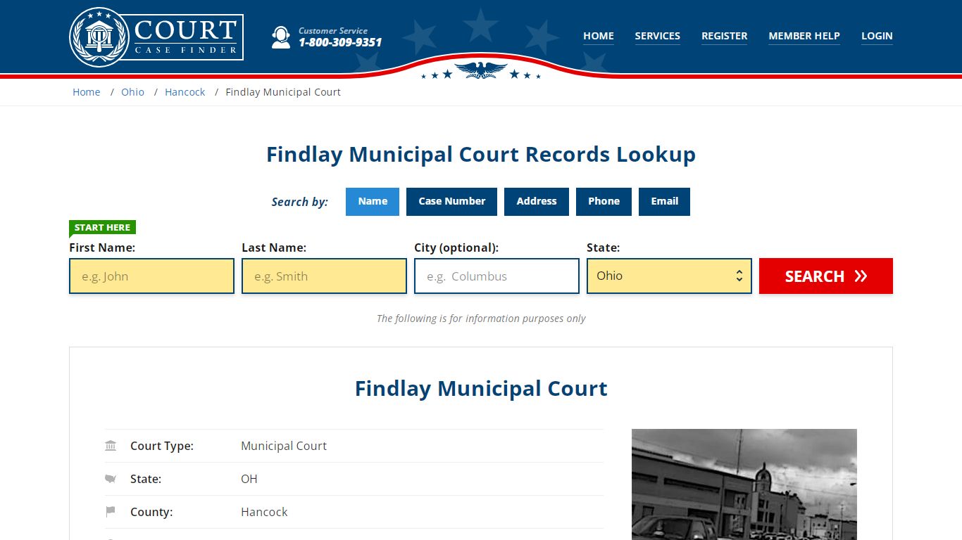 Findlay Municipal Court Records | Findlay, Hancock County, OH Court ...